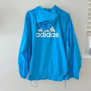 Adidas Blue Windbreaker - Size US Women’s XL